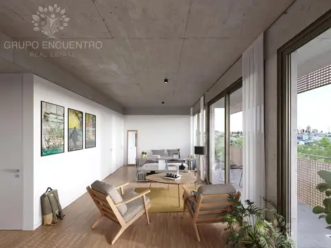 Departamento 2 ambientes con 1 baño