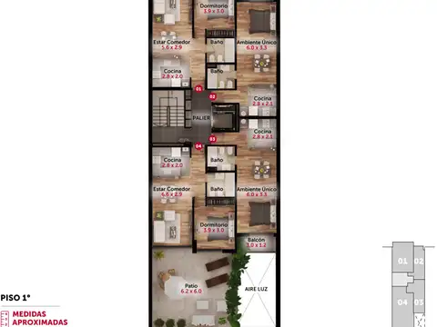 Cochabamba 1100, Piso 5