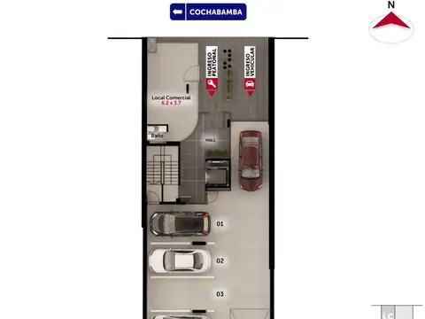 Departamento en Venta en Abasto, USD 69.787