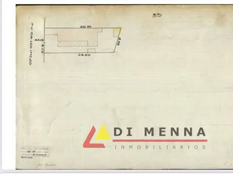 Terreno en Venta 8,66  mts Frente