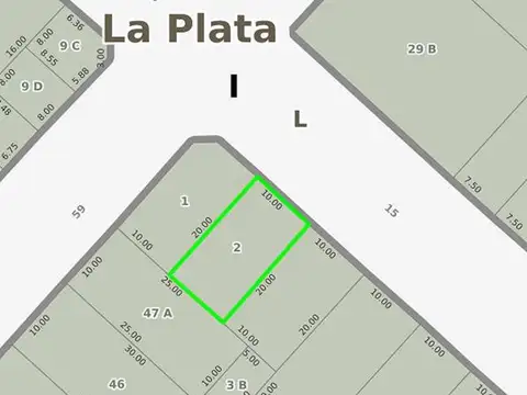 Terreno en Venta en La Plata, USD 145.000