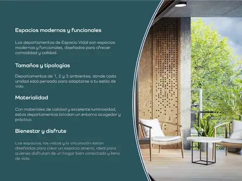 Departamento en Venta de 1 dormitorio