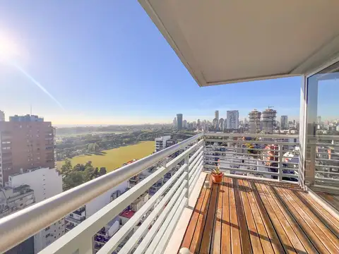 Alquiler – 3 Ambientes – Departamento – Las Cañitas – Vista abierta y 2 cocheras