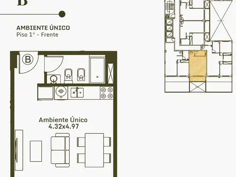 Departamento en Venta de 3 ambientes