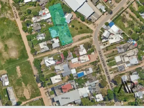Terreno en Venta 16  mts Fondo