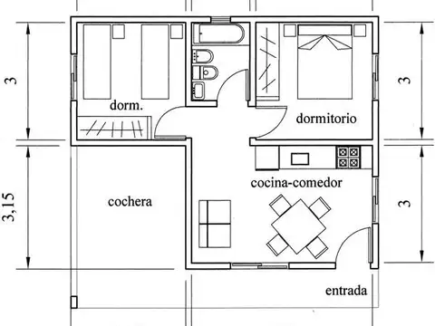 Casa en Venta en Roldan, USD 55.000