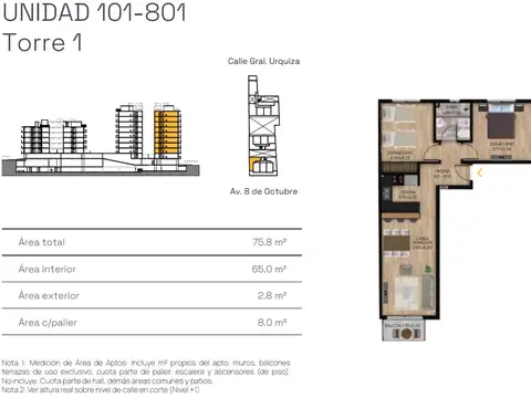 VENTA APARTAMENTO 2 DORM BALCÓN LA BLANQUEADA POZO