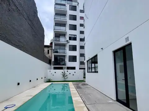 monoambiente a estrenar, listo para entregar c/piscina