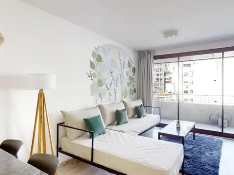 2 ambientes equipado, con balcón al frente en Palermo. Venta