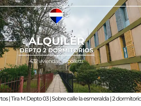 DEPTO EN ALQUILER CIPOLLETTI 2 DORMITORIOS