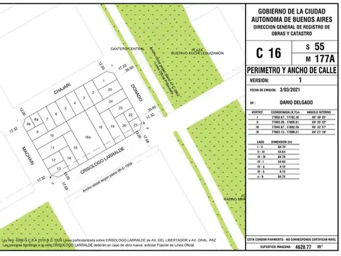 Lote en Saavedra