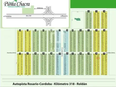 Terreno en Venta 14  mts Frente