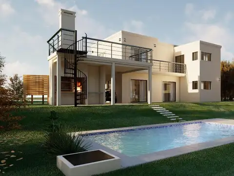 OPORTUNIDAD  Terreno + casa 5 amb. c/piscina a terminar