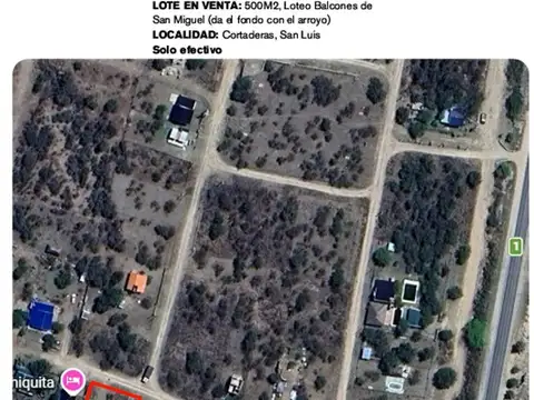 Terreno en Venta de 500,0 m2