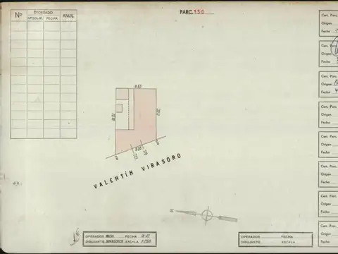 Terreno en venta en Caballito.
