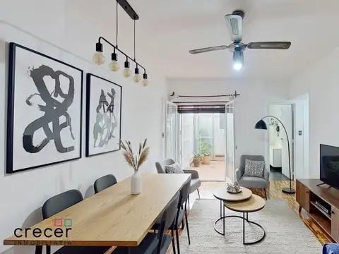 En venta departamento 2 ambientes con 2 patios bajas expensas 48m2 colegiales