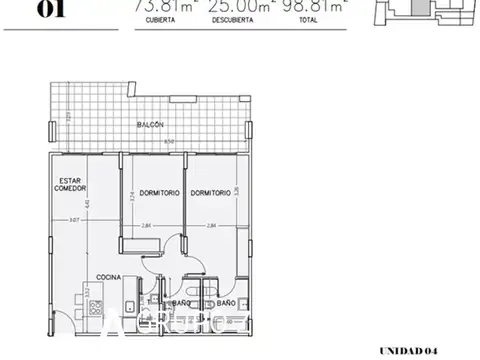 Departamento en Venta al Noroeste