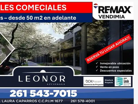Azcuénaga Venta Locales en Pozo LEONOR Guaymallén
