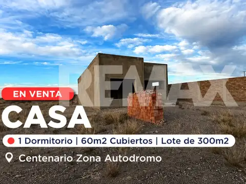 Casa 1  dorm a terminar en centenario