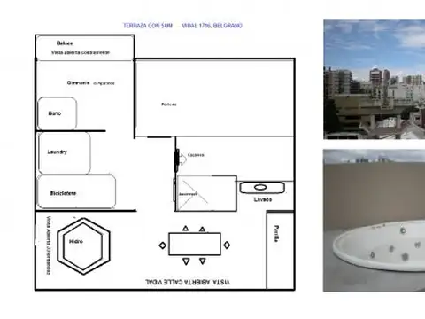 Departamento Monoambiente con 1 baño