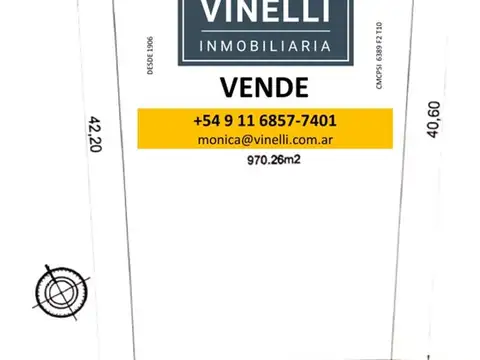 Lote interno en venta, al norte, A3, B° San Matias, Escobar