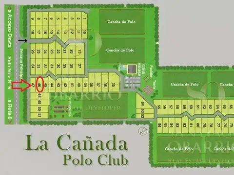 Terreno en Venta 72  mts Fondo