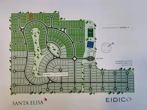 VENTA LOTE 611 M2 SANTA ELISA PILAR DEL ESTE NO