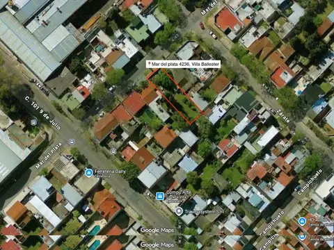 VENTA LOTE EN VILLA BALLESTER de 355m Totales