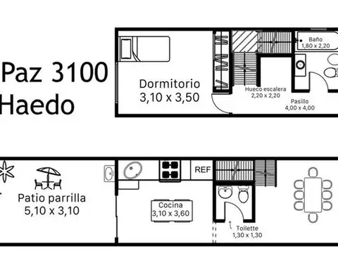 Departamento en Venta de 3 ambientes
