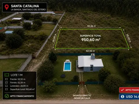 Terreno en Venta en Rubia Moreno, Banda