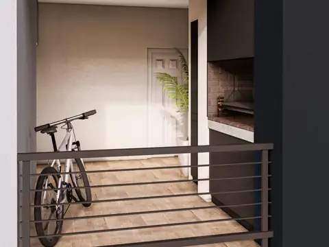 Departamento 2 ambientes con 1 baño