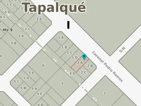 Avenida Coronel Ramos e/ Adolfo Gómez y Bernardino Rivadavia