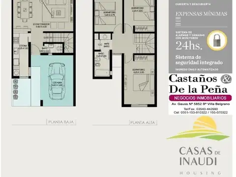 Casa 4 ambientes con 2 baños