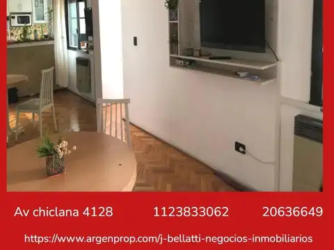 Departamento con ambientes luminosos y aireados. Excelente 