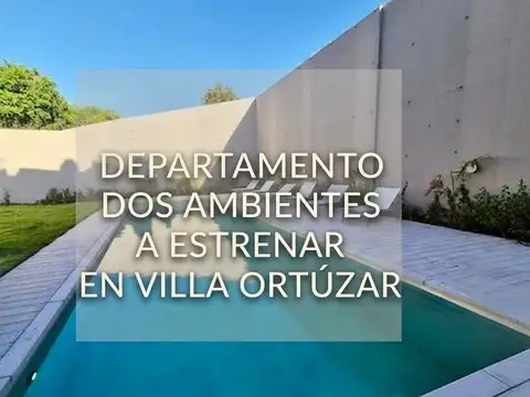 VENTA DEPARTAMENTO 2 AMBIENTES A ESTRENAR ORTUZAR