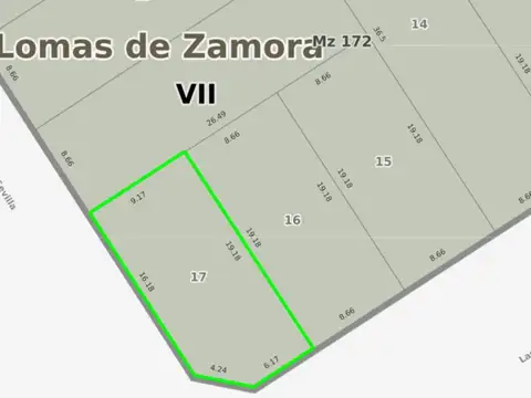 Laureano Oliver 1800, Lomas de Zamora 1800