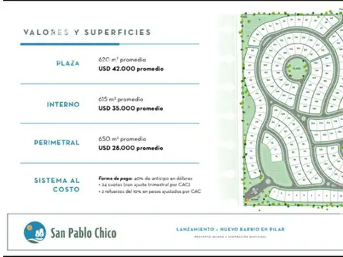 San Pablo Chico - Pilar -derqui 100