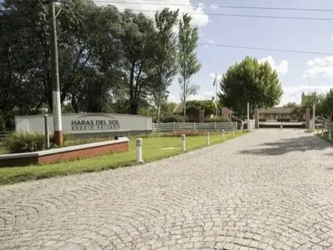Venta de lote en Barrio Haras del Sol -
