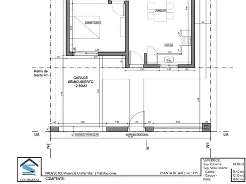 Casa en Venta con 1 cochera