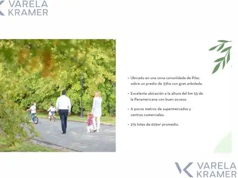 Terreno en Venta en Countries y Barrios Cerrados en Pilar, USD 78.000