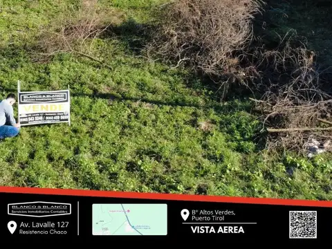 Terreno en Venta 20  mts Frente