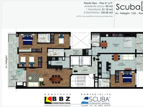 Departamento en Venta de Monoambiente