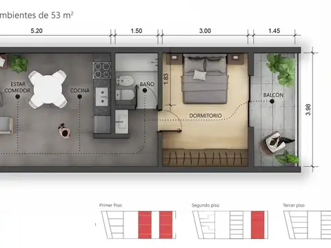 Departamento en Venta en Don Torcuato, USD 82.000