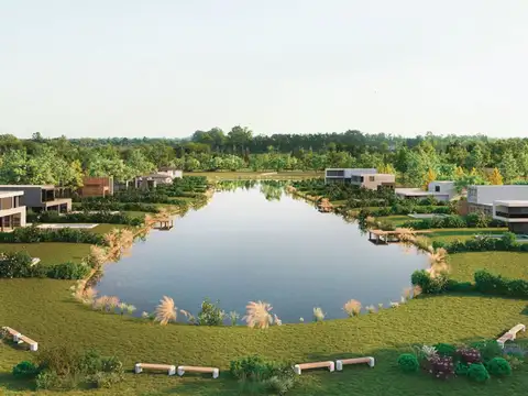 Venta lote barrio privado laguna El Paso del viso