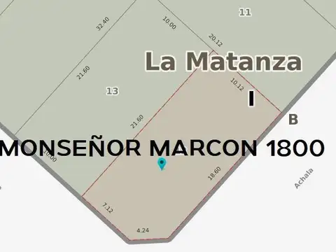 LOTE CENTRO VILLA LUZURIAGA 214M2