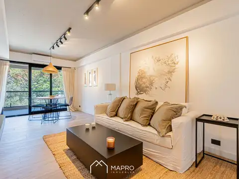 Departamento 2 ambientes c/ Terraza Propia y PARRILLA En pozo con Detalles Premium en Coghlan