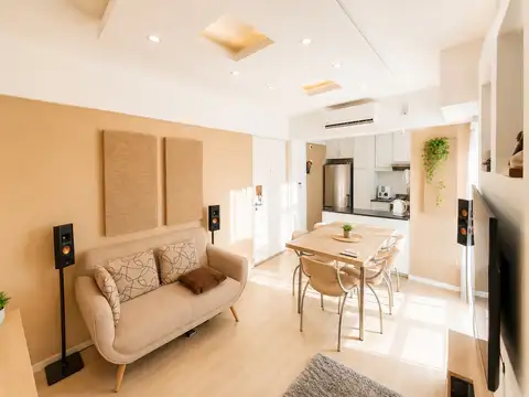 Departamento 2 ambientes con excelente diseño interior