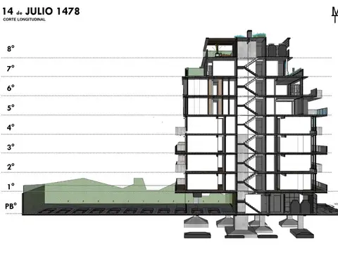 Departamento 4 ambientes con 3 baños