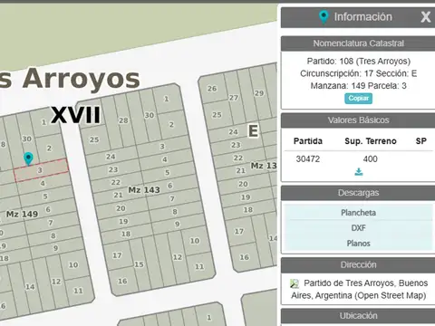 Terreno en Venta de 400,0 m2