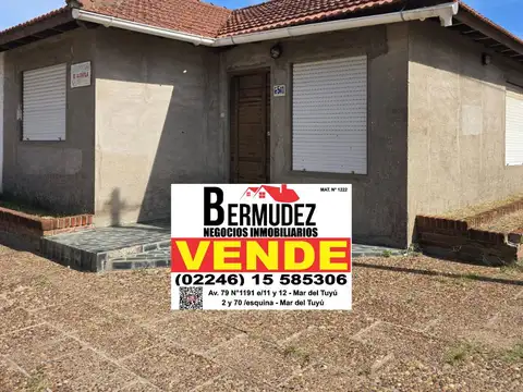 Venta Chalet 3 Ambientes Calle 65 Esquina 3 Mar Del Tuyu